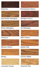 Polyurethane Gel Stain Colors